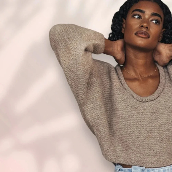 ALIYA WANEK the Resha Sweater in Oatmeal - Picture 9 of 9